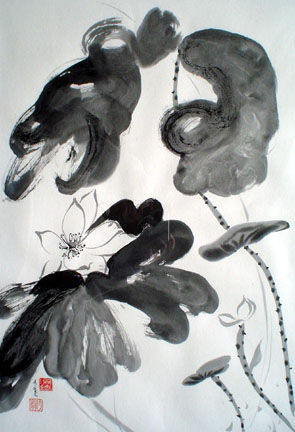 [Art] Le Sumi-e From%20the%20Garden%20of%20the%20Finzi%20Continni,%20Sumi-e,%20Jean%20Kigel